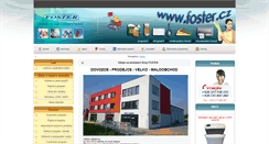 Desktop Screenshot of foster.cz
