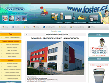 Tablet Screenshot of foster.cz